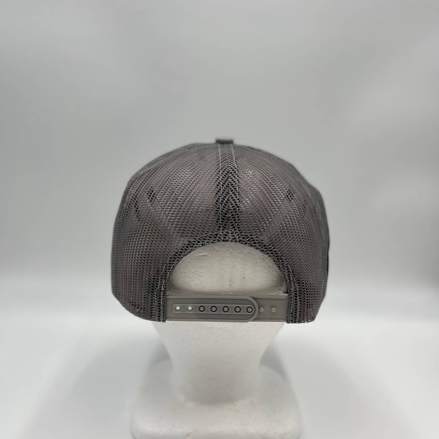 Plain Flat 5P Mesh Trucker Light Gray and Light Gray Mesh 12-pck CF5M1205 Cap Hat