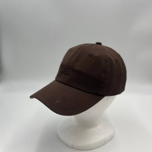 Plain Cotton Cap Brown 12-pck CCW0805 Cap Hat