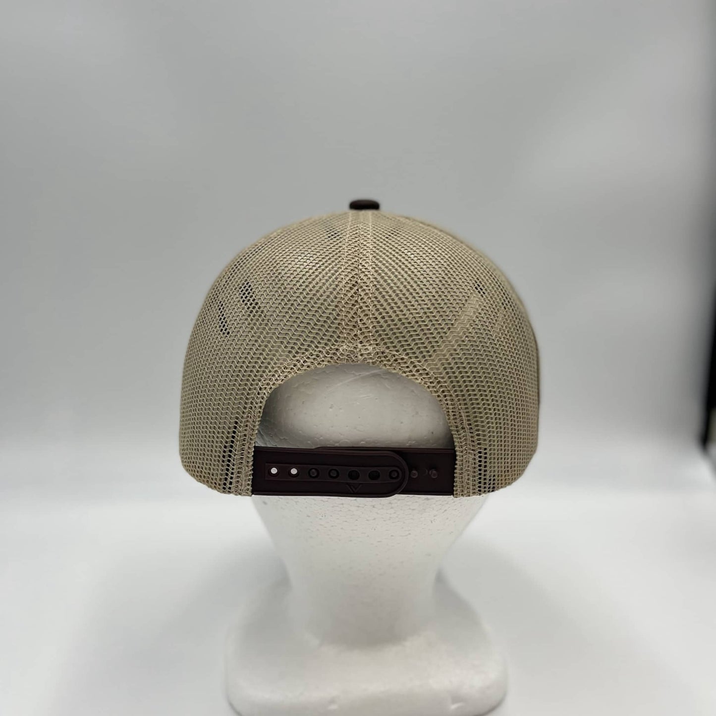 Plain Mesh Velcro Brown and Tan Mesh 12-pack CTM1135 Cap Hat