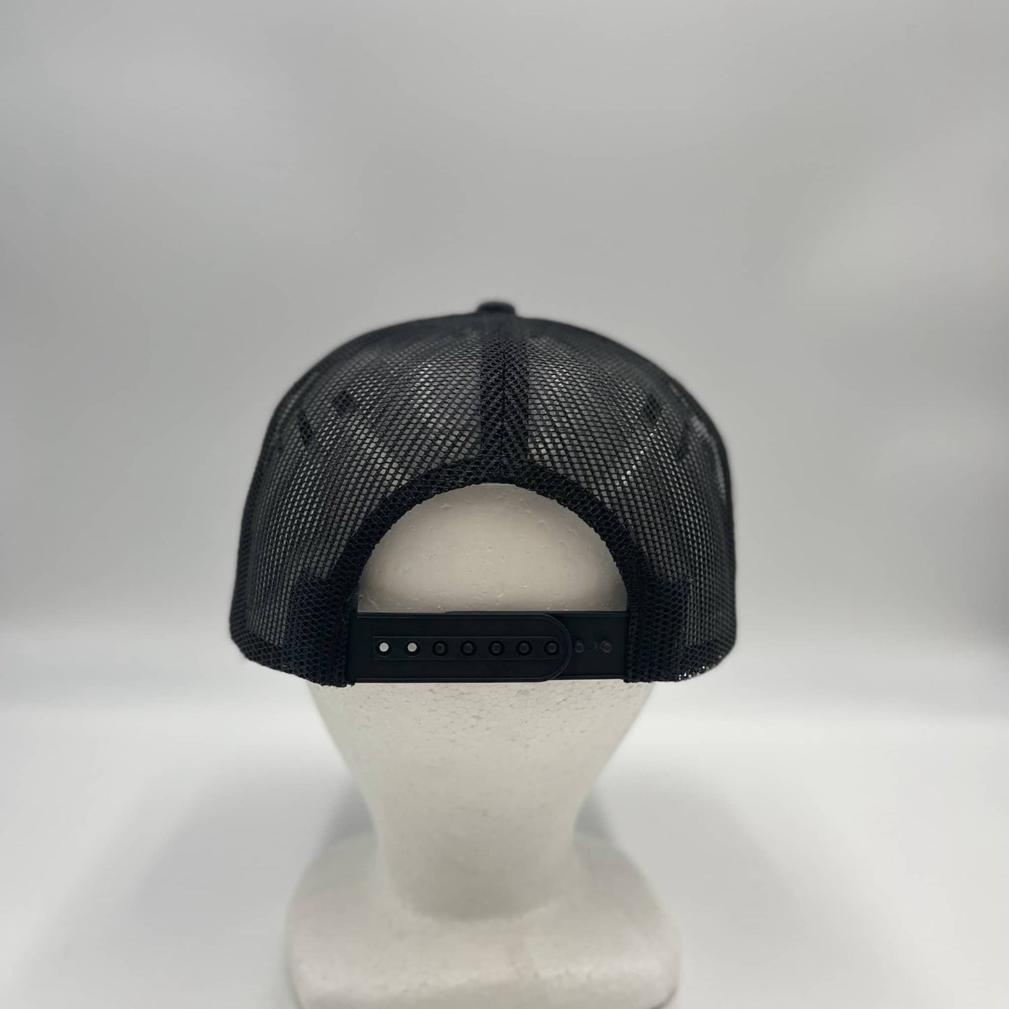 Plain 7 Panel Trucker Dark Gray, Blue, and Black Mesh 12-pck NS7TM14 Cap Hat