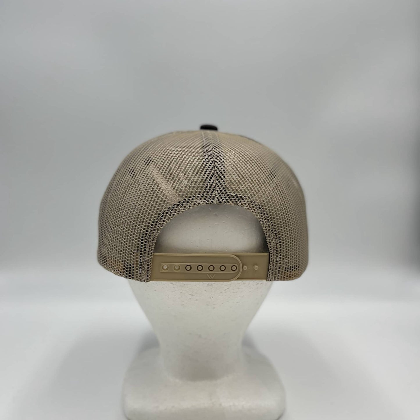 Alpha Omega Cap Plain 7 Panel Trucker Brown and Tan Mesh 20 PACK NS7TM10 Cap Hat