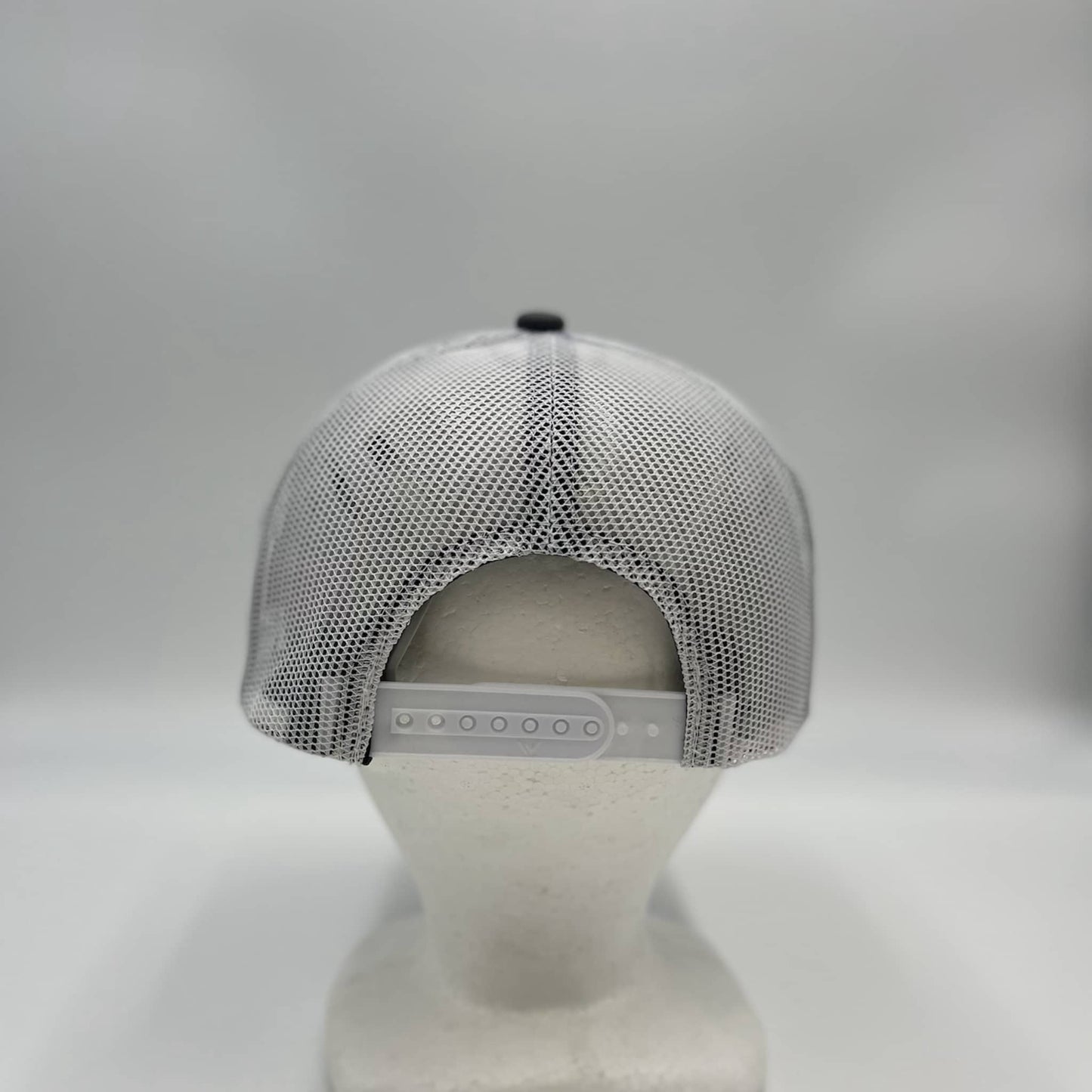 Plain 7 Panel Trucker Gray and Black Mesh 12 pack NS7TM12 Cap Hat