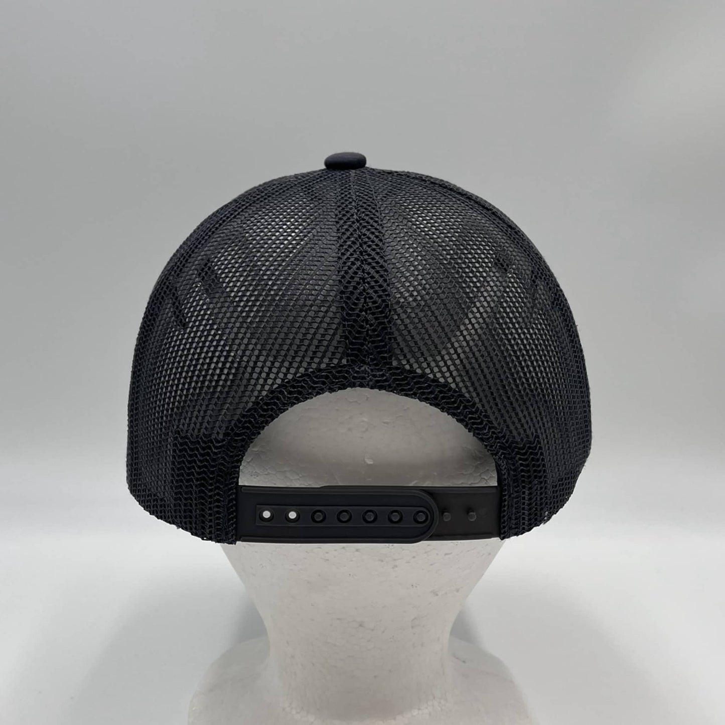 Plain Flat 6P Mesh Trucker Dark Gray and Black Net 12 pack CF6M1842 Cap Hat