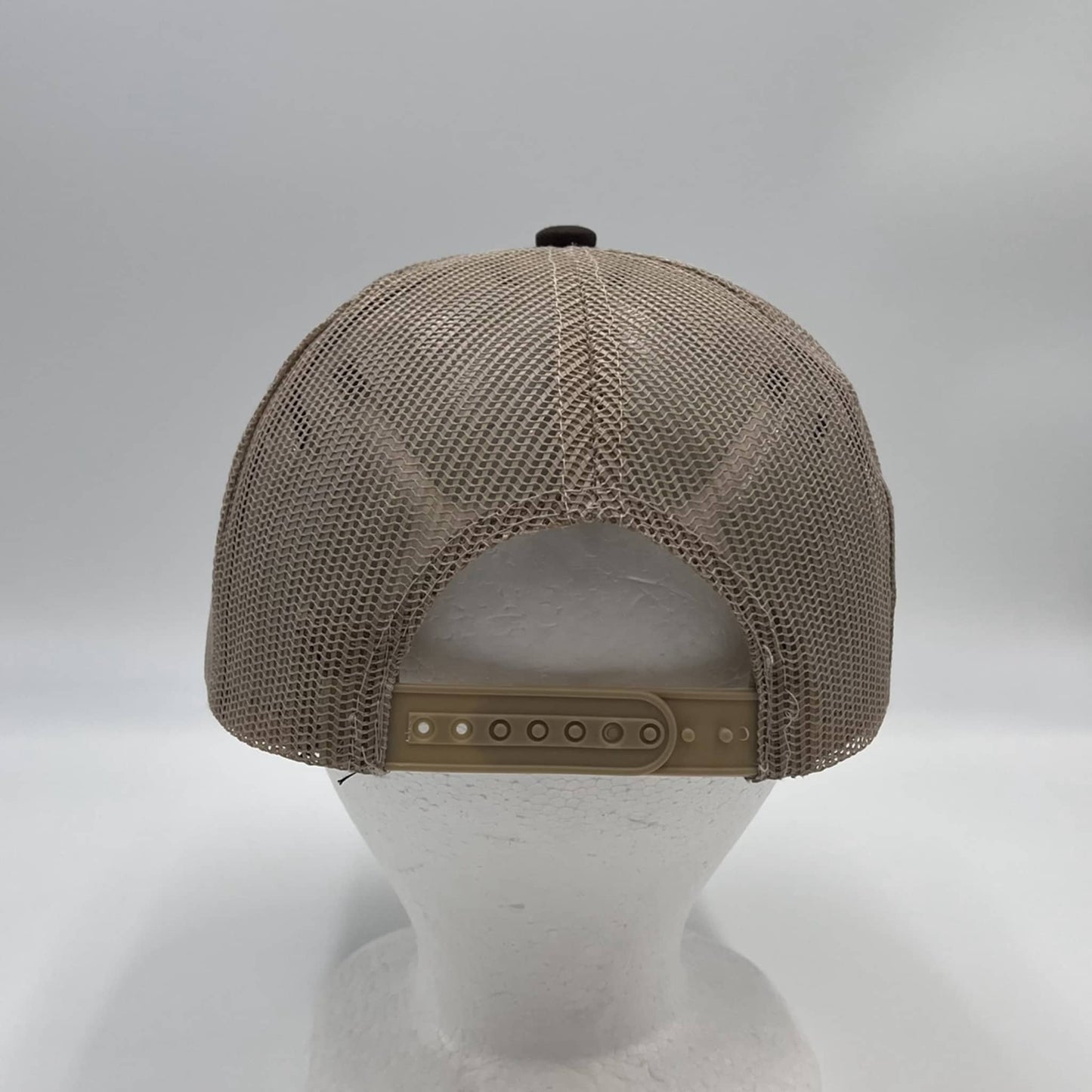 Plain Flat 6P Mesh Trucker Brown and Tan Mesh 12 pack CF6M1816 Cap Hat