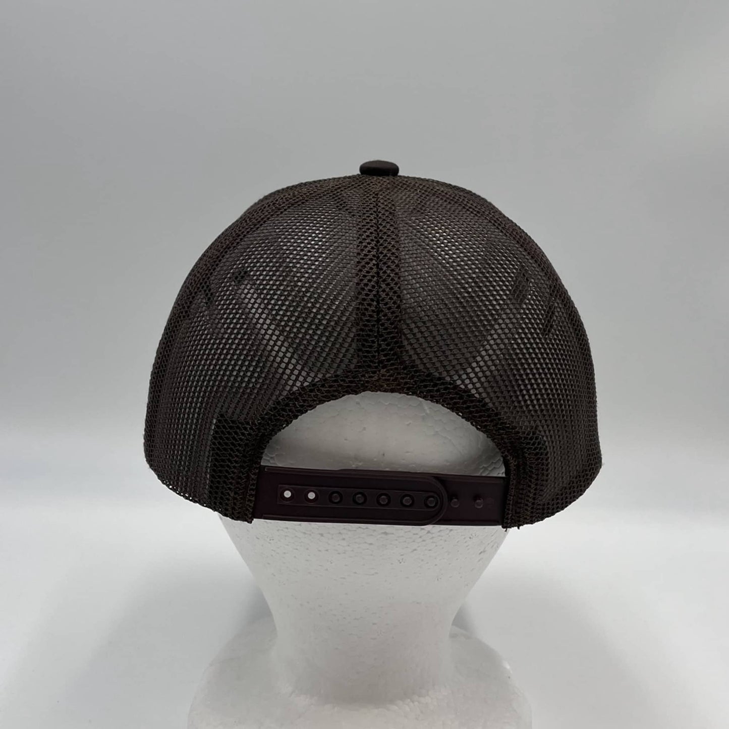 Plain Flat 6P Mesh Trucker Brown and Brown Mesh 12-pck CF6M1815 Cap Hat