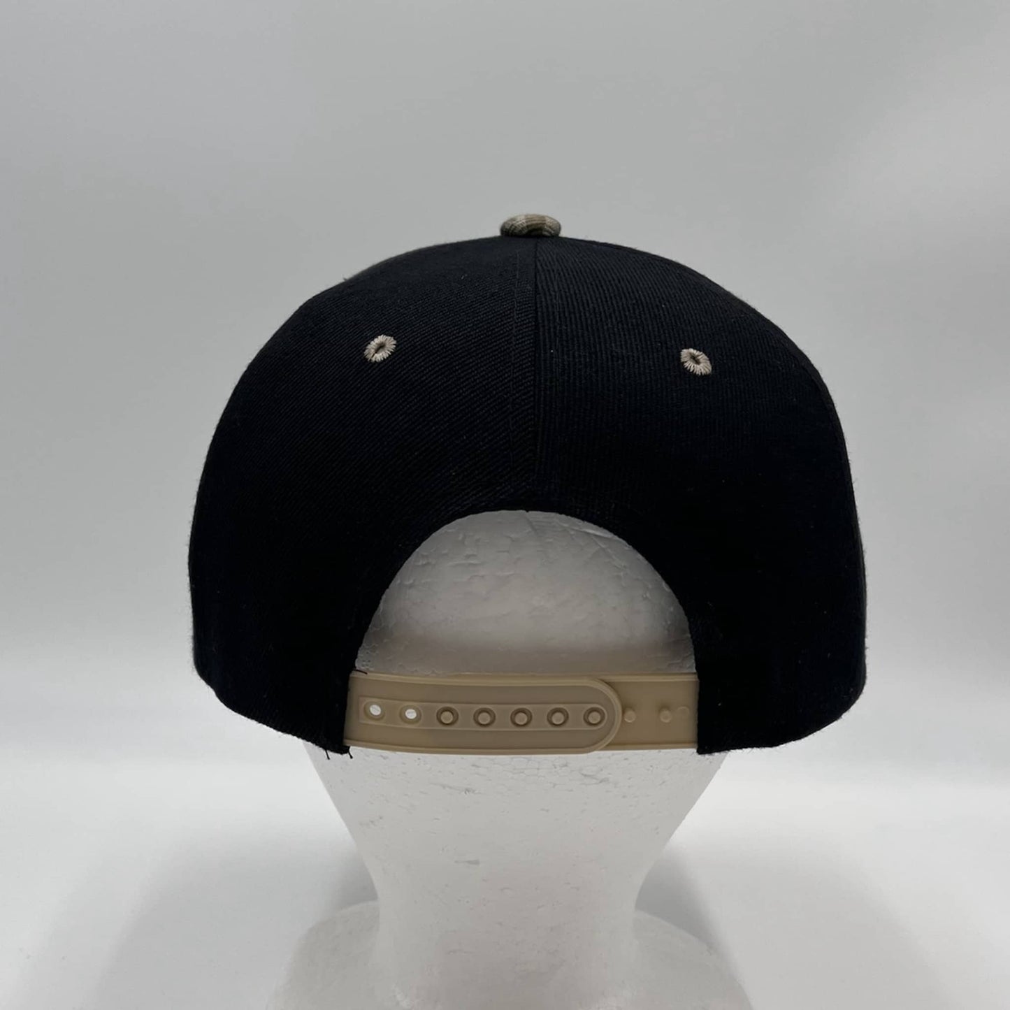 Plain Plain Poly Snapback Black and Timber Camo Lid 12 pack PFS02TC1 Cap Hat
