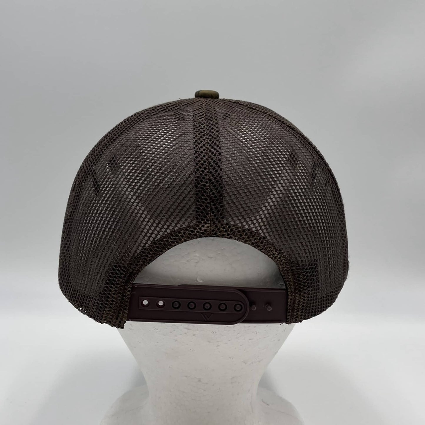 CAMO 6 Panel New Trucker Brown Camo and Brown Mesh 12 pack NS6TMC5 Cap Hat