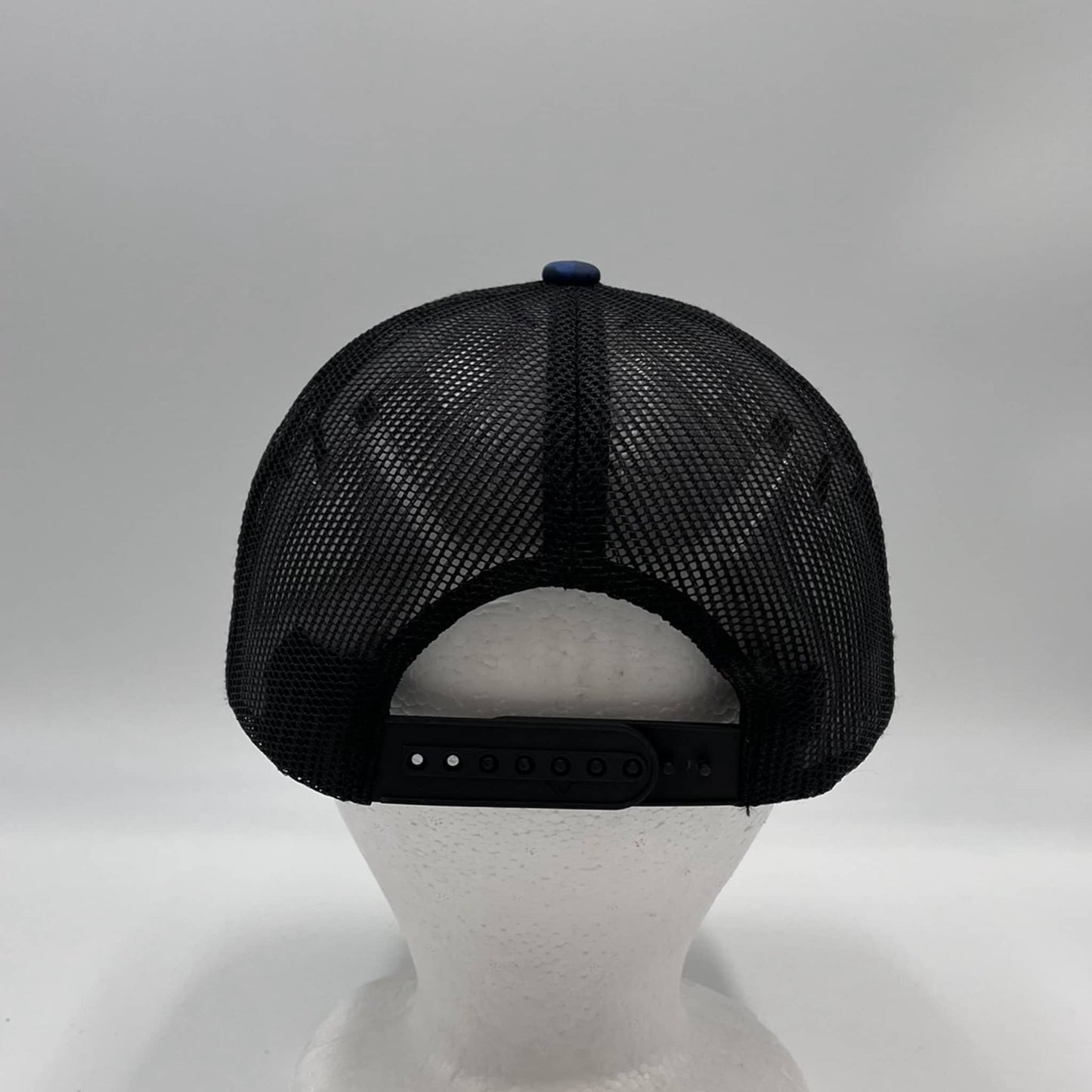 CAMO 6 Panel New Trucker Blue Camo and Black Mesh 12 pack NS6TMC2 Cap Hat