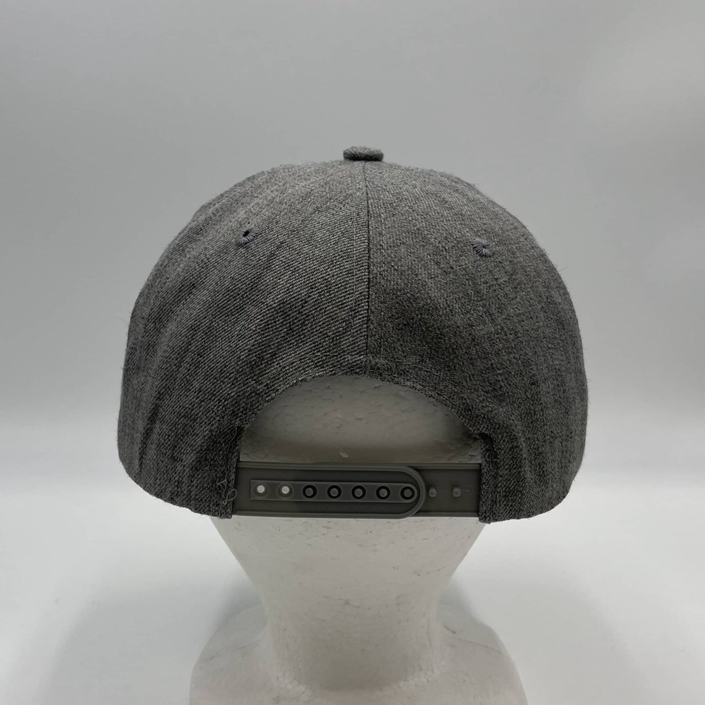 Plain Poly Snapback Textured Dark Gray 12 pack PFS0510 Cap Hat