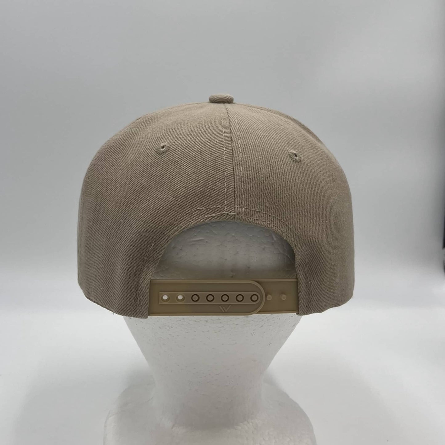 Plain Poly Snapback Tan 12 pack PFS0503 Cap Hat