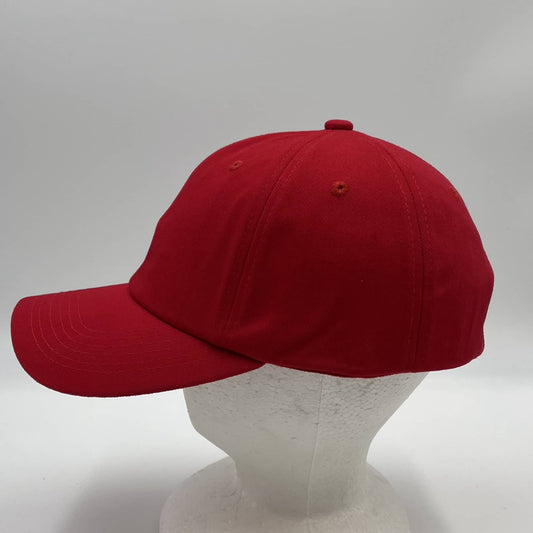 Plain Cotton Cap Red CCW0827 Cap Hat
