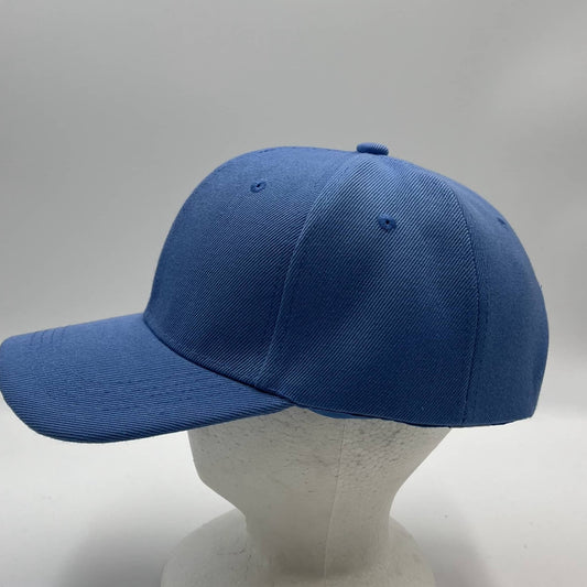 Plain Sandwich Velcro Baby Blue 12 pack PCV0110 Cap Hat