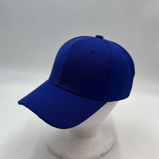 Plain Sandwich Velcro Blue and Blue Eyelets 12 pack PCV0105 Cap Hat