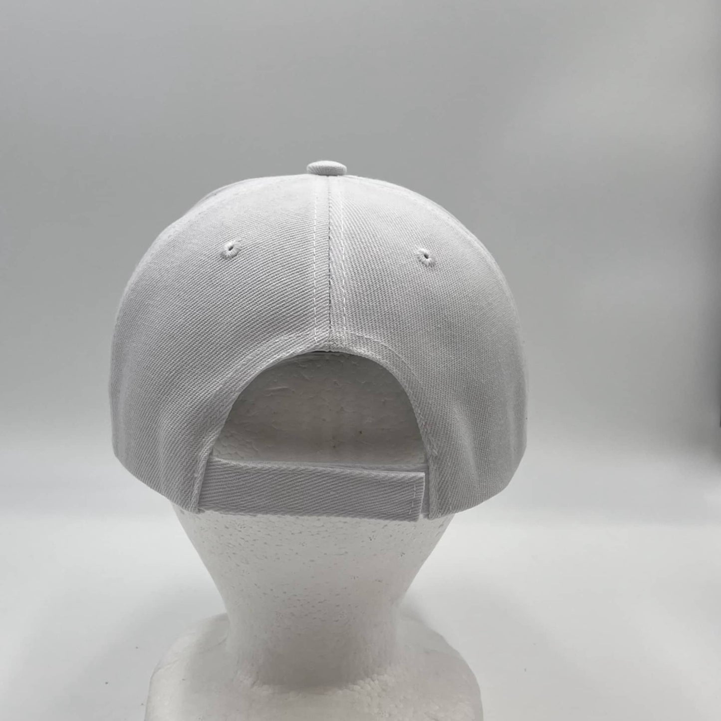 Plain Sandwich Velcro White 12 pack PCV0104 Cap Hat