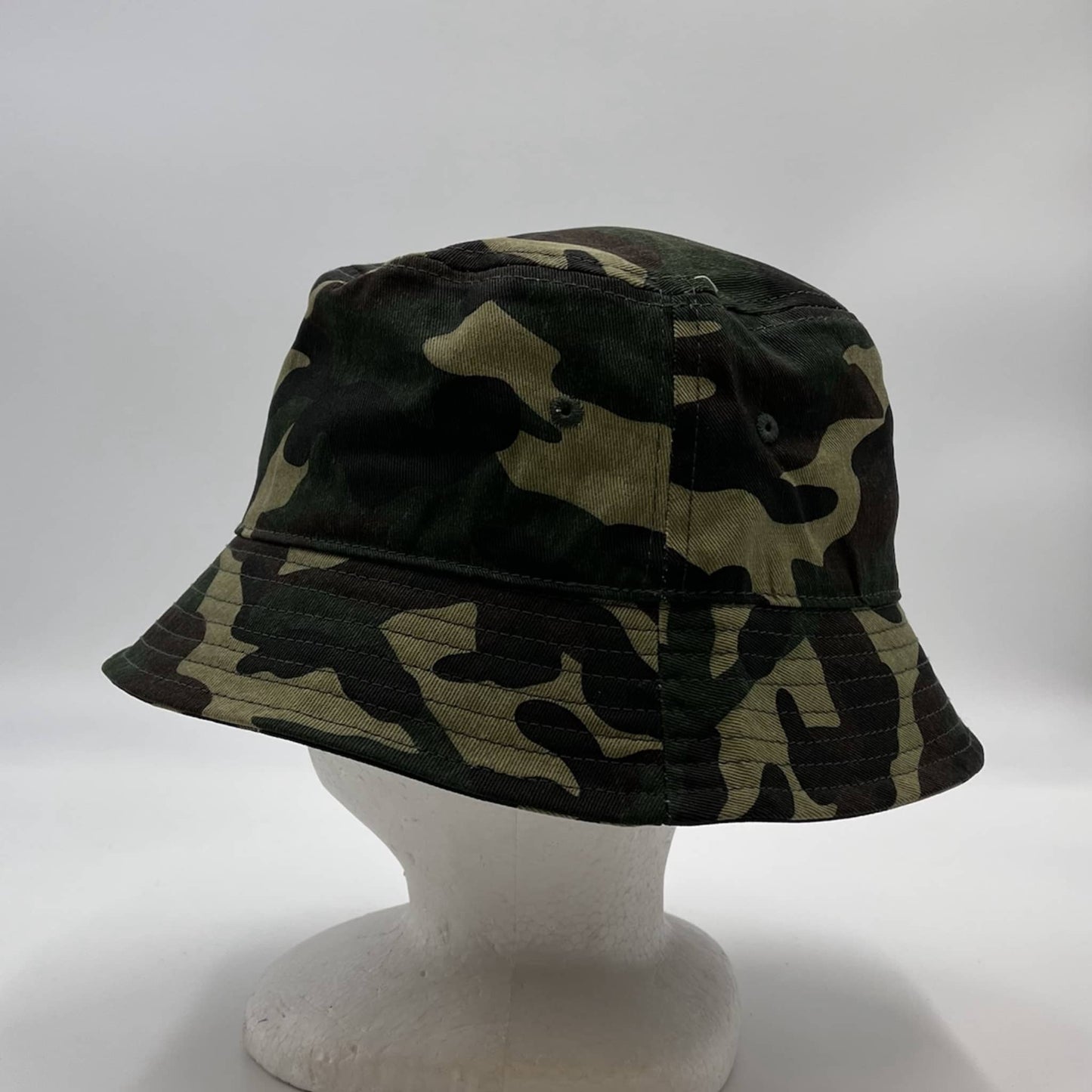Plain Bucket Green Camo 12 pack PB2012 Cap Hat