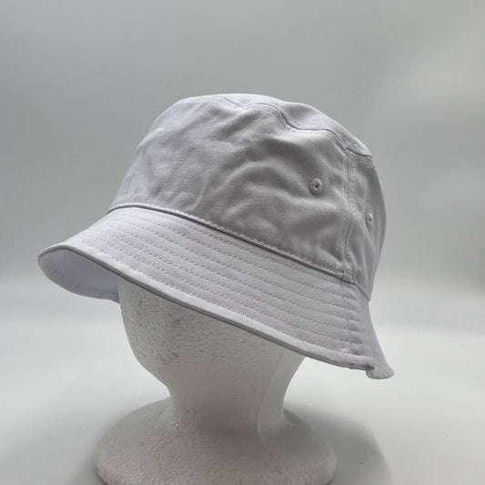 Plain Bucket White 12 pack PB2003 Cap Hat