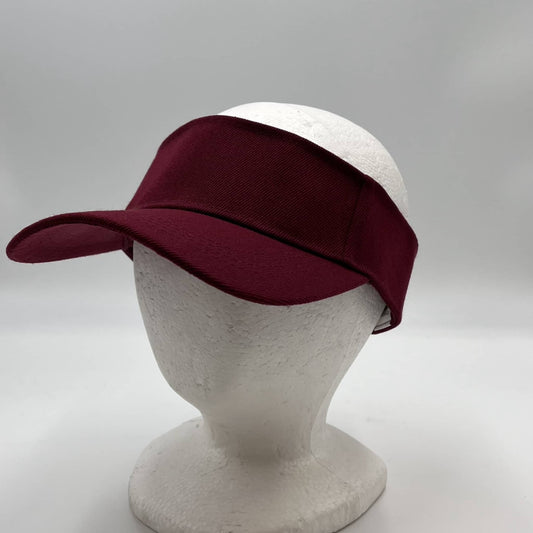 Sunvisor Burgandy 12 pack PVC0414 Cap Hat