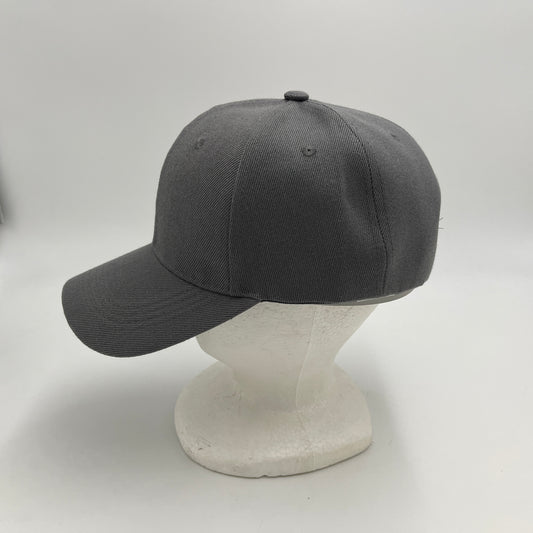 Plain Velcro Gray 12 pack PCV0101 Cap Hat
