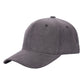 6 Panel Corduroy Solid Buckle Hat