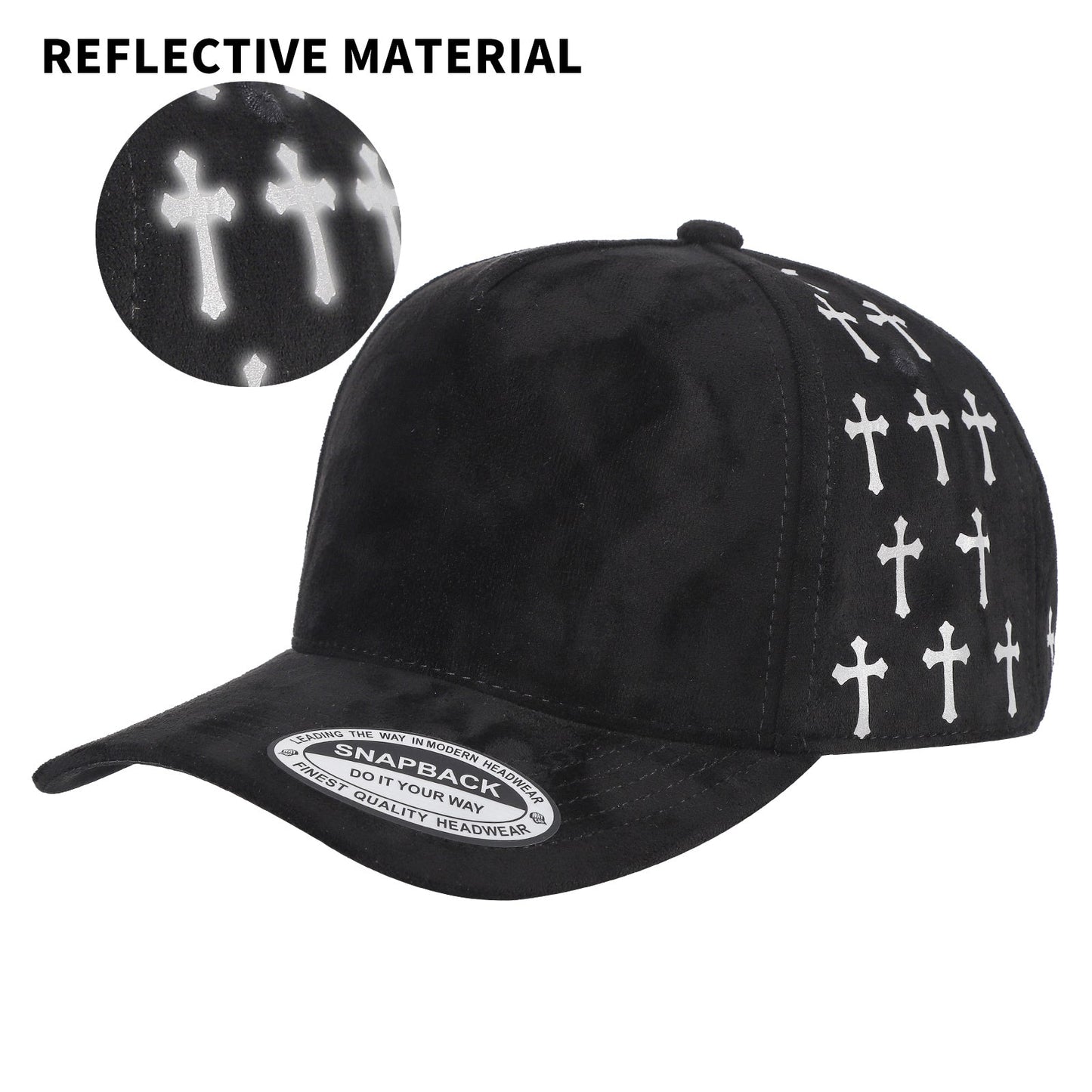 5SSTG - 5 Panel Suede Satin Gilding