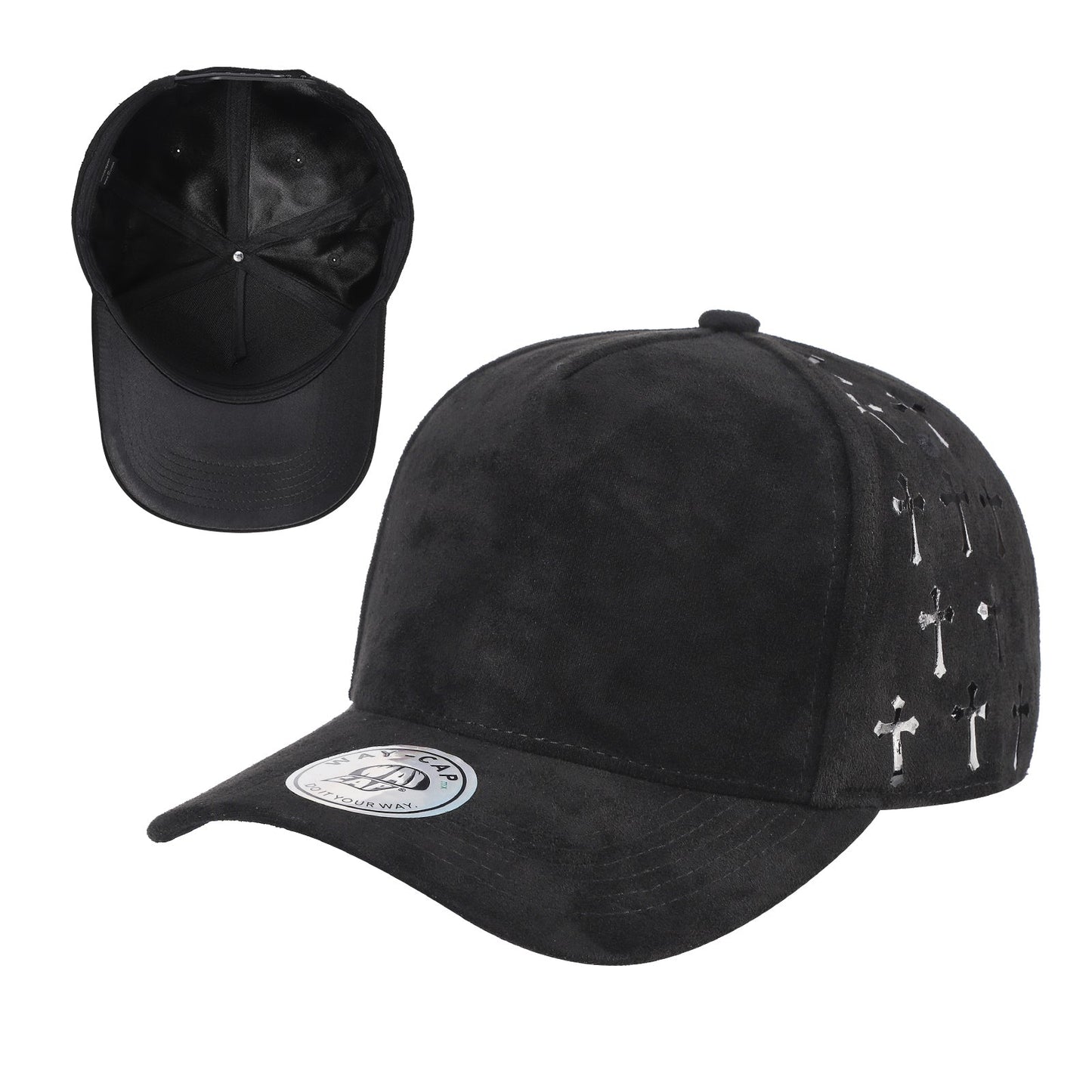 5SSTG - 5 Panel Suede Satin Gilding