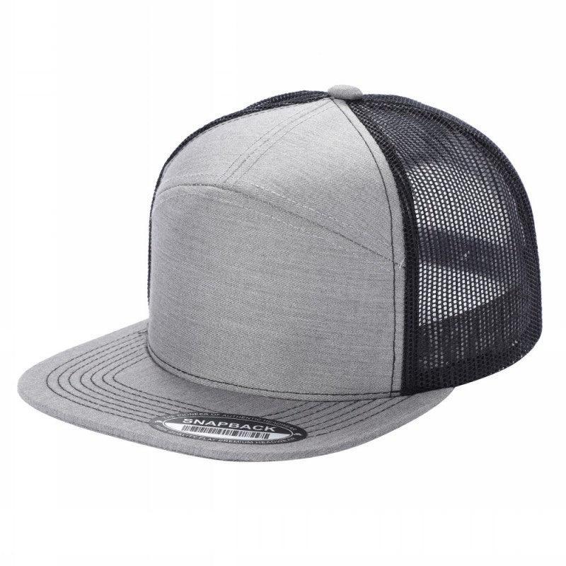 7FTM - 7 Panel Flat Bill Trucker Cap