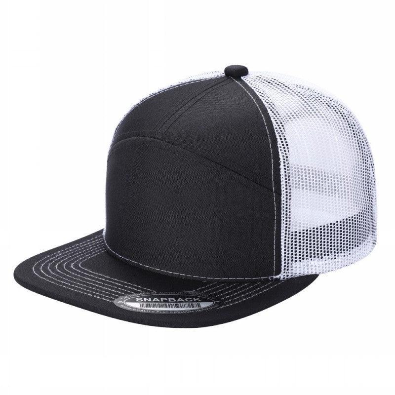 7FTM - 7 Panel Flat Bill Trucker Cap