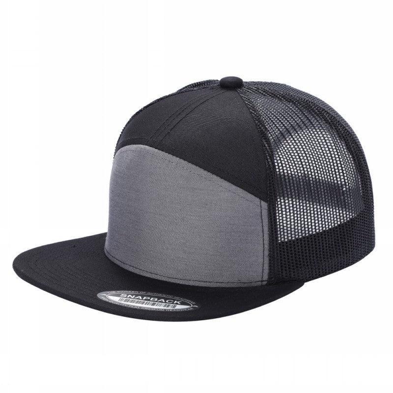 7FTM - 7 Panel Flat Bill Trucker Cap