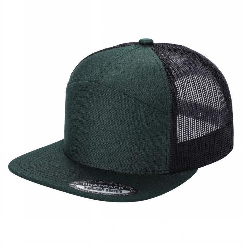 7FTM - 7 Panel Flat Bill Trucker Cap