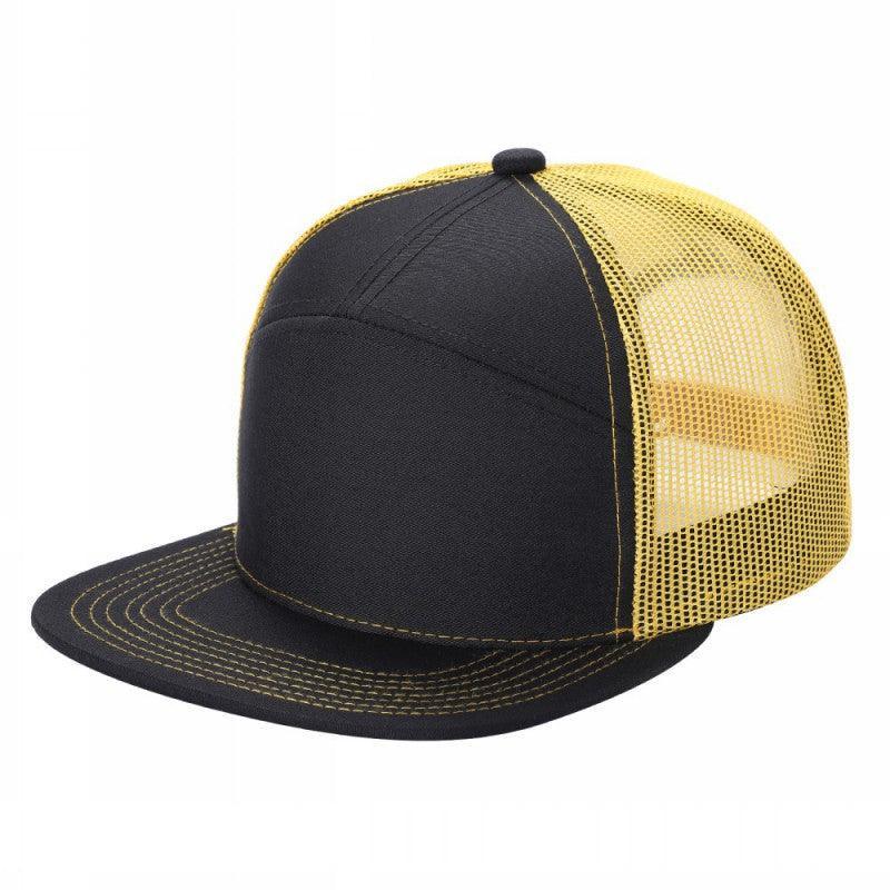 7FTM - 7 Panel Flat Bill Trucker Cap