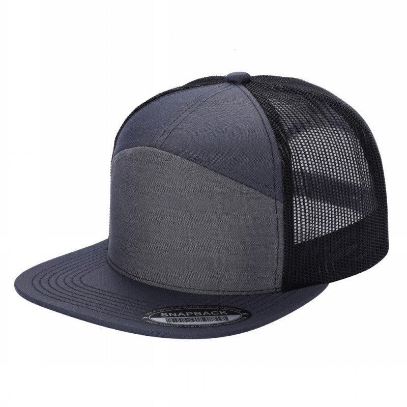 7FTM - 7 Panel Flat Bill Trucker Cap