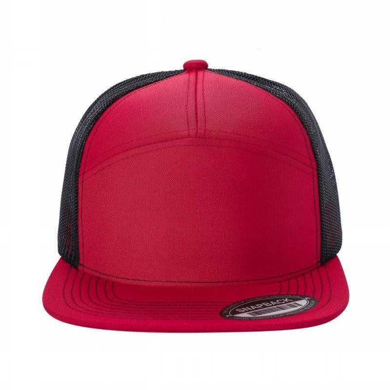 7FTM - 7 Panel Flat Bill Trucker Cap
