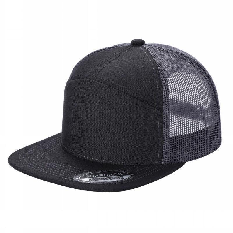 7FTM - 7 Panel Flat Bill Trucker Cap