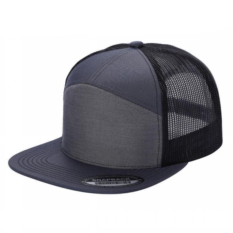 7FTM - 7 Panel Flat Bill Trucker Cap