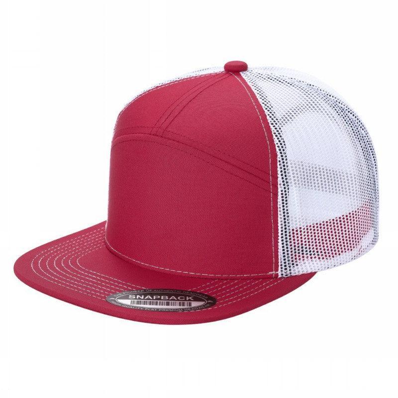 7FTM - 7 Panel Flat Bill Trucker Cap