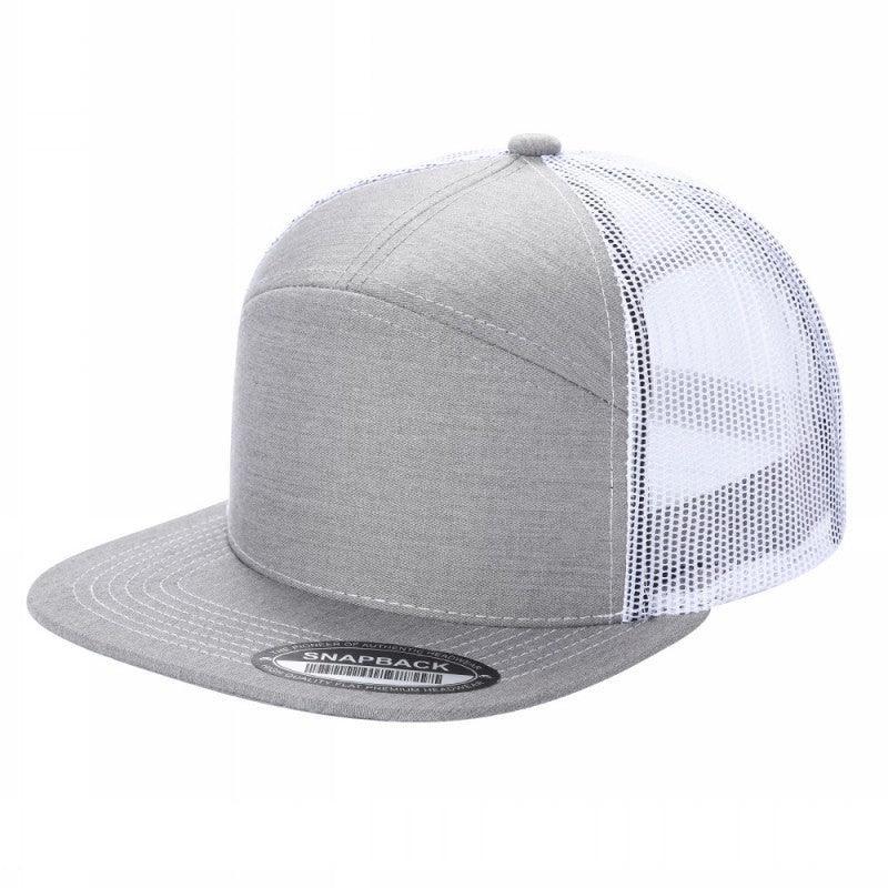 7FTM - 7 Panel Flat Bill Trucker Cap