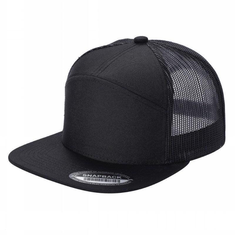 7FTM - 7 Panel Flat Bill Trucker Cap