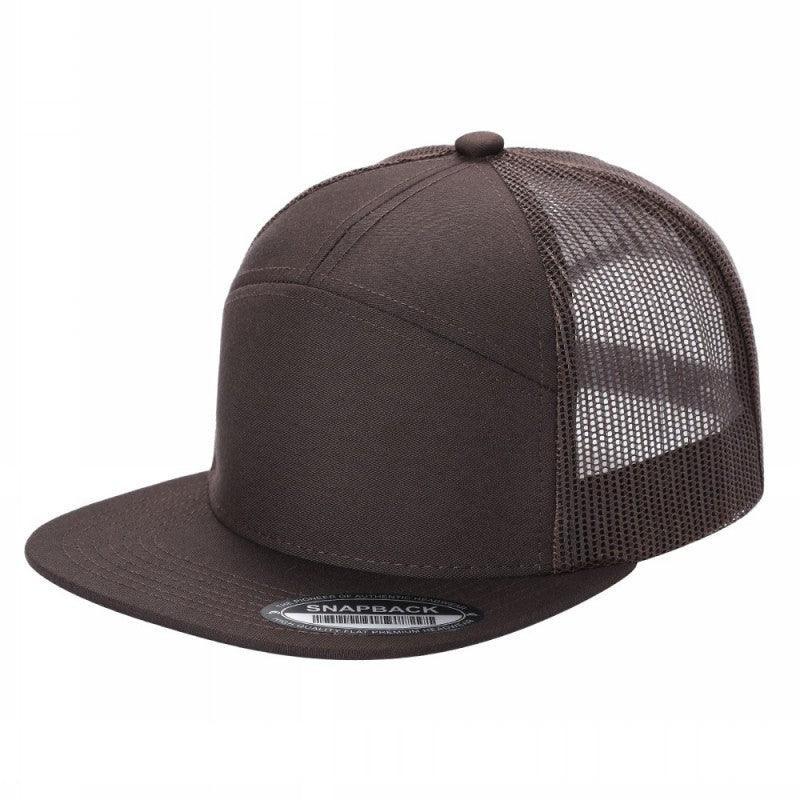 7FTM - 7 Panel Flat Bill Trucker Cap