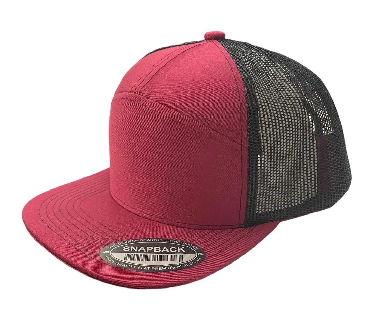 7FTM - 7 Panel Flat Bill Trucker Cap