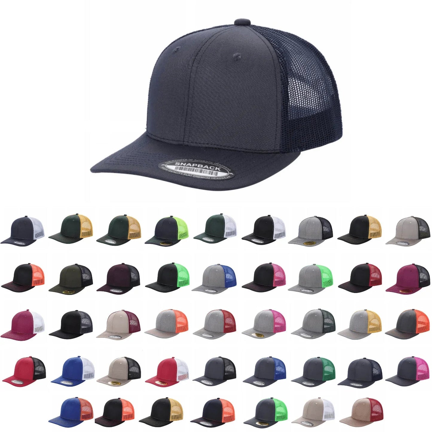 TRTM - 6 Panel Trucker Mesh Snapback