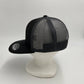 Plain Flat 6P Mesh Trucker Black and Navy Blue Mesh 12 pack CF6M1831 Cap Hat