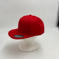 Plain Poly Snapback Red 12 pack PFS0512 Cap Hat