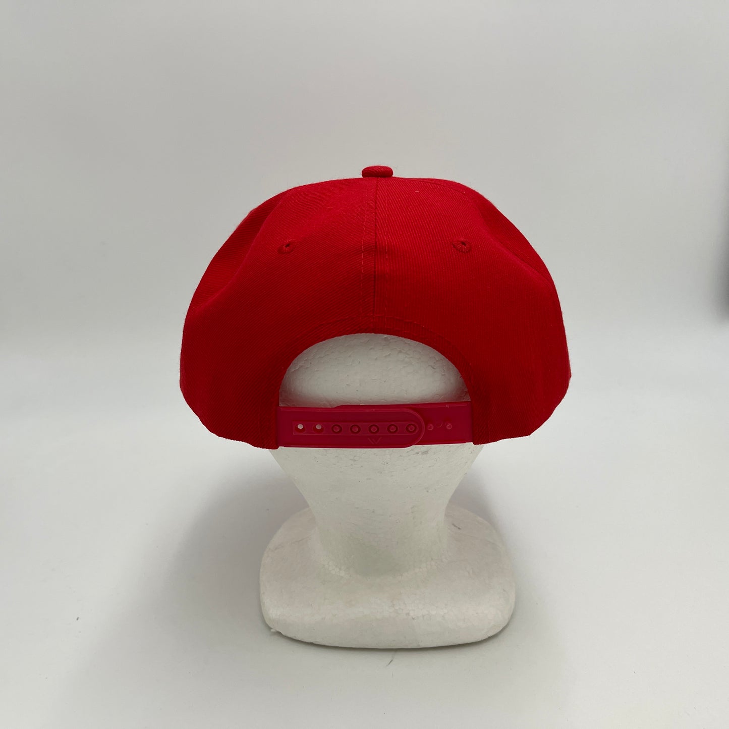Plain Poly Snapback Red 12 pack PFS0512 Cap Hat