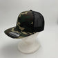 Snapback Green Camo and Black Mesh 12 pack CF6M1876 Cap Hat