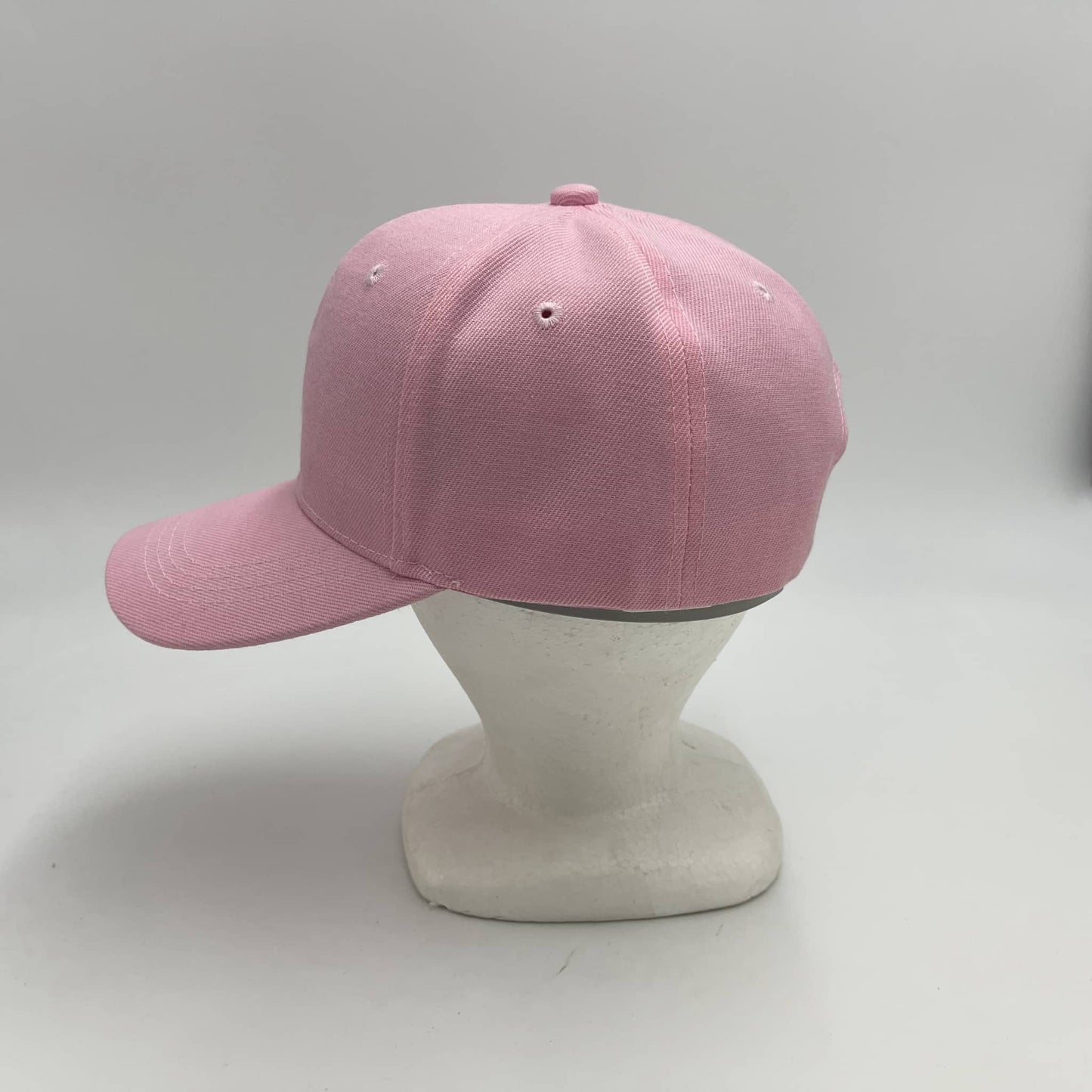 Alpha Omega Cap Plain Sandwich Velcro Baby Pink 12 pack PCV0342 Cap Hat