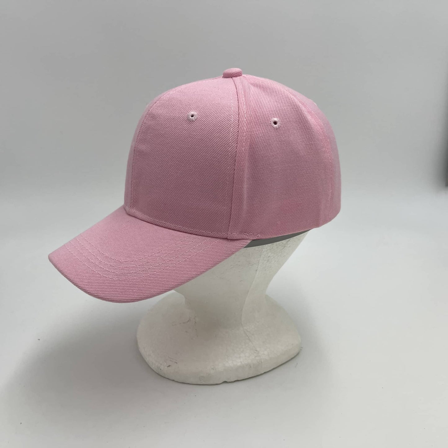 Alpha Omega Cap Plain Sandwich Velcro Baby Pink 12 pack PCV0342 Cap Hat