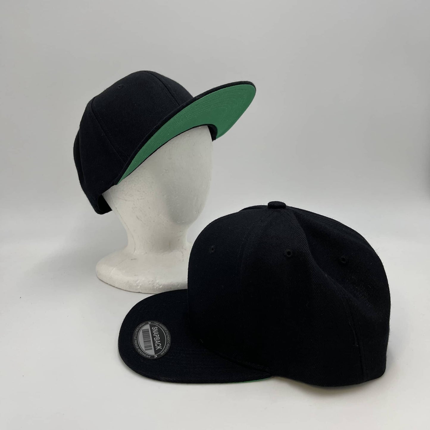 Plain UG Sandwich Velcro Black-Under Green Bill 12 pack PCVG303 Cap Hat