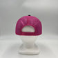 Plain Flat 6P Mesh Trucker Black and Fusia Mesh 12-pck CF6M1868 Cap Hat
