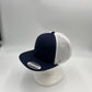 Plain Flat 6P Mesh Trucker Navy Blue and White Mesh 12-pck CF6M1853 Cap Hat