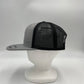 Plain Flat 6P Mesh Trucker Textured Gray and Black Mesh 12-pck CF6M1861 Cap Hat